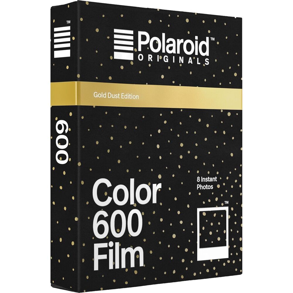 Polaroid Originals 4932 Color 600 Instant Film (Gold Dust Edition, 8 Exposures)